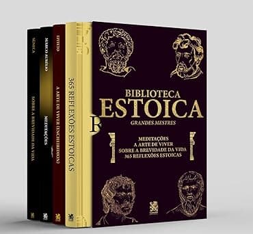 Biblioteca Estoica: Grandes Mestres Volume 01 - Box com 4 Livros